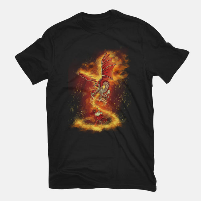 The Flame Ravager-mens basic tee-Ionfox