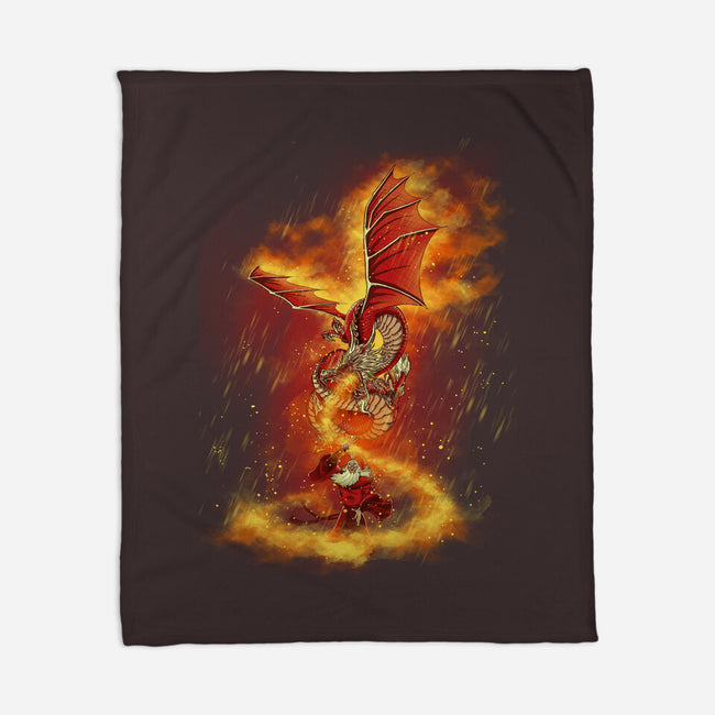The Flame Ravager-none fleece blanket-Ionfox