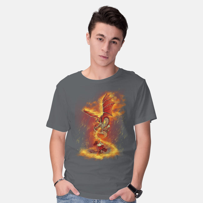 The Flame Ravager-mens basic tee-Ionfox