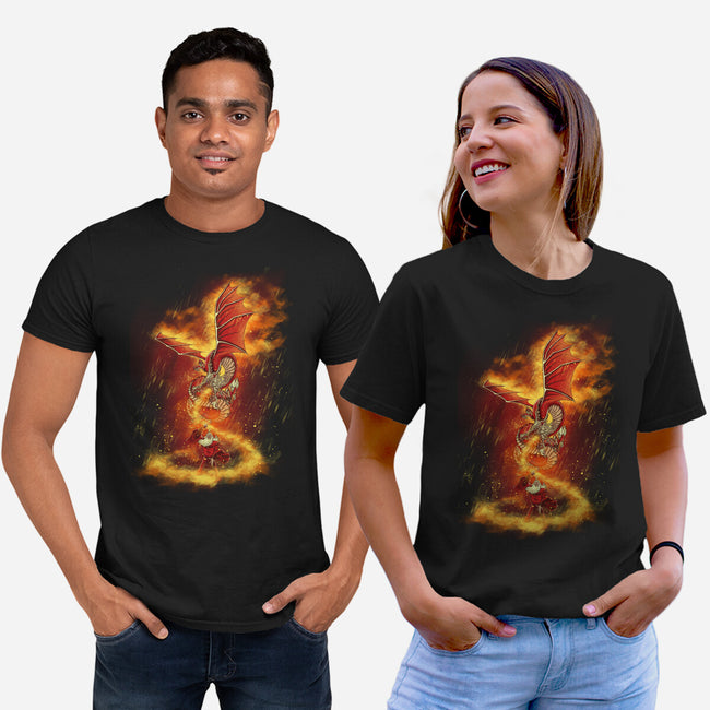 The Flame Ravager-unisex basic tee-Ionfox