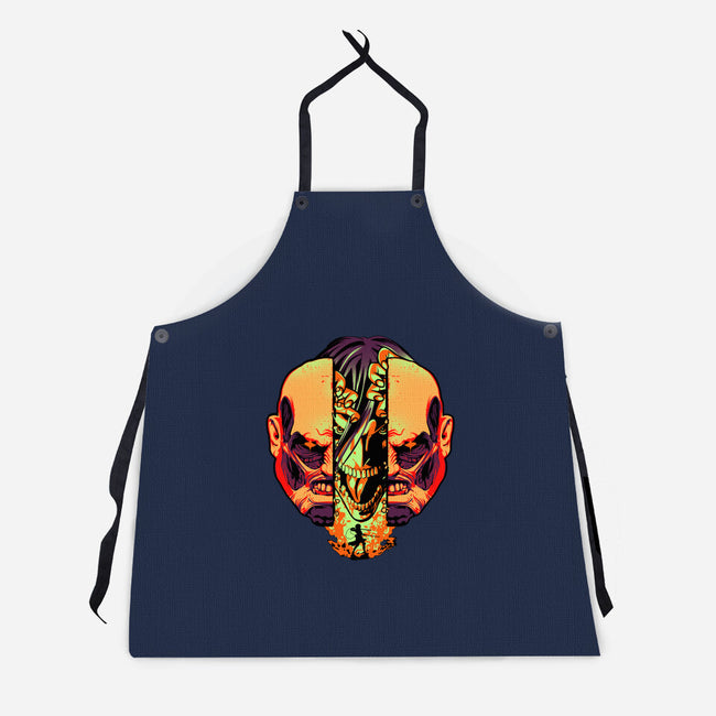 Battle In Paradis Island-unisex kitchen apron-heydale