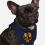 Battle In Paradis Island-dog bandana pet collar-heydale