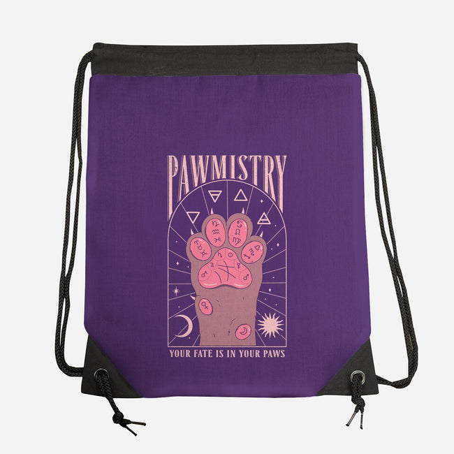 Pawmistry-none drawstring bag-Thiago Correa