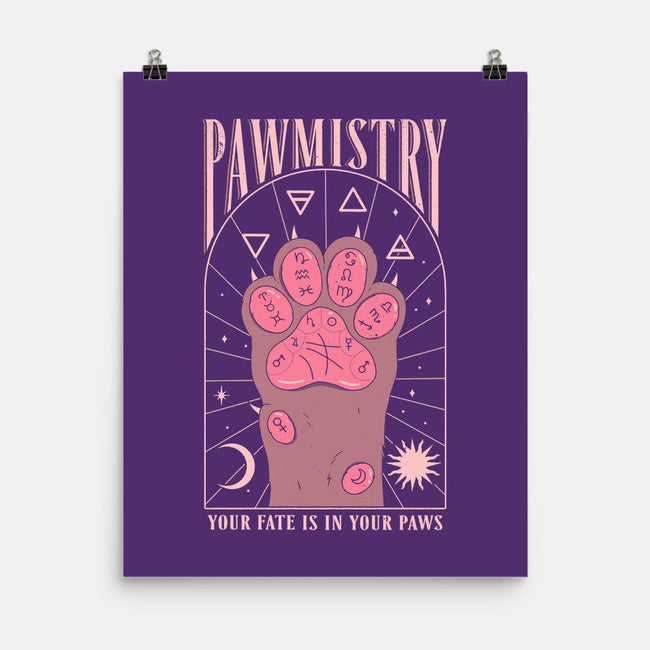 Pawmistry-none matte poster-Thiago Correa