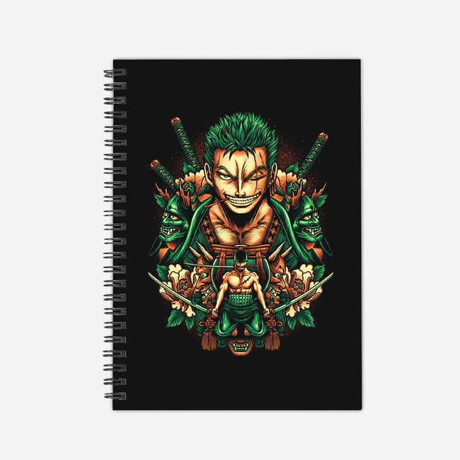 Rise Of The Pirate Hunter-none dot grid notebook-glitchygorilla