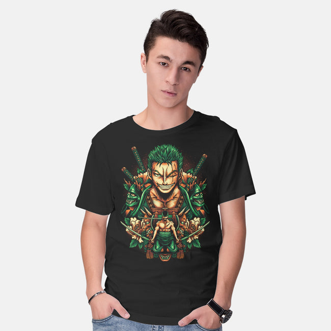 Rise Of The Pirate Hunter-mens basic tee-glitchygorilla