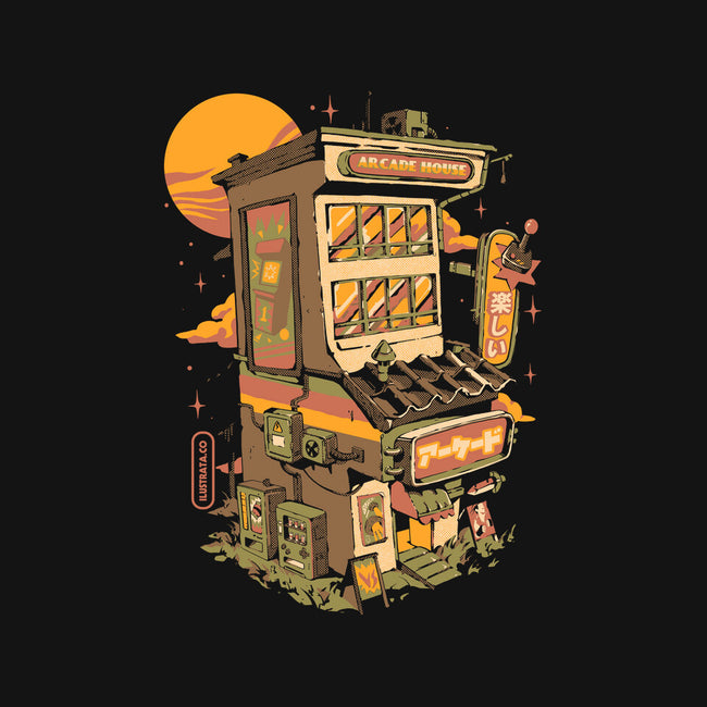 Arcade House-unisex baseball tee-ilustrata