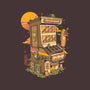 Arcade House-none removable cover w insert throw pillow-ilustrata