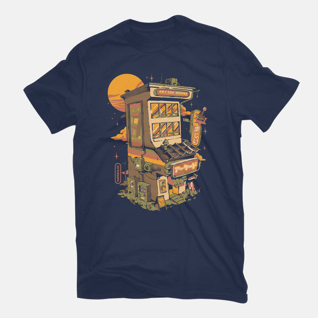 Arcade House-womens fitted tee-ilustrata