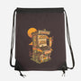 Arcade House-none drawstring bag-ilustrata
