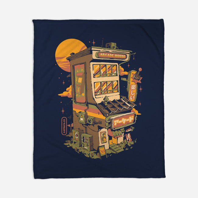 Arcade House-none fleece blanket-ilustrata