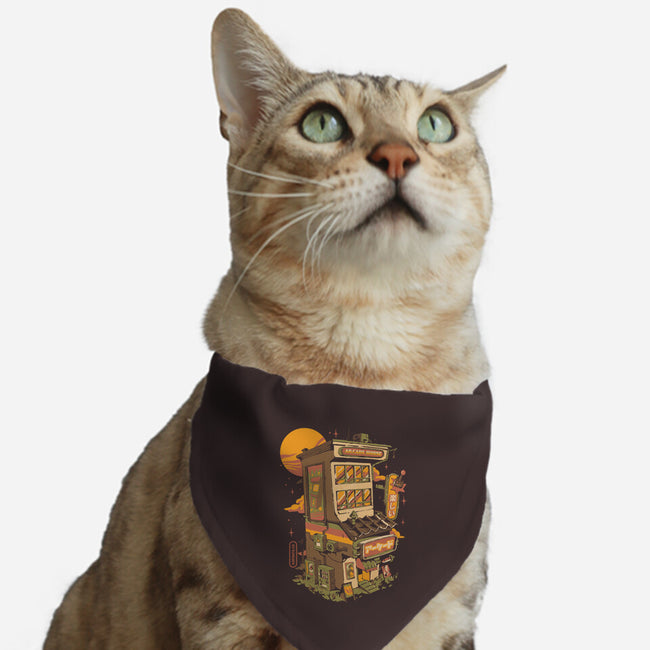 Arcade House-cat adjustable pet collar-ilustrata