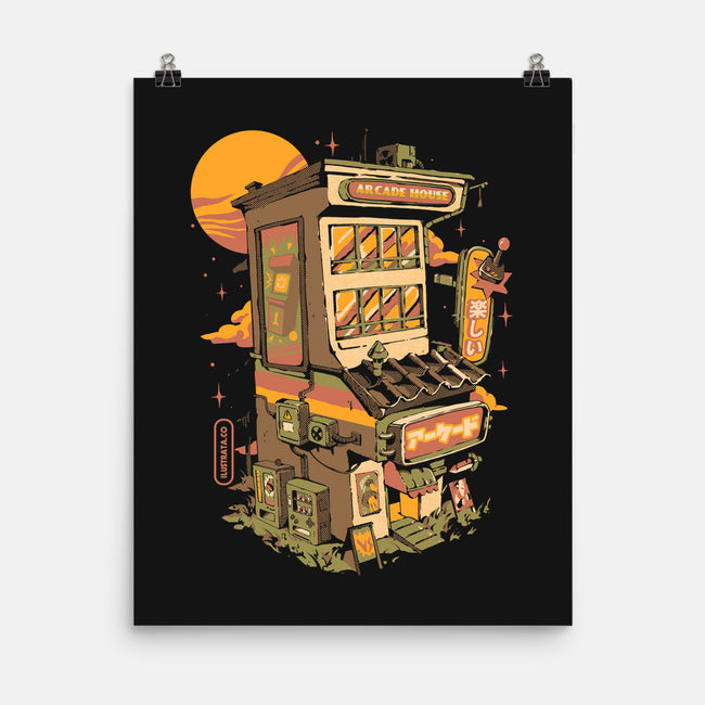 Arcade House-none matte poster-ilustrata