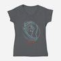Lucky Star-womens v-neck tee-rocketman_art