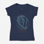 Lucky Star-womens v-neck tee-rocketman_art