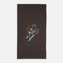 End Of Humanity-none beach towel-tobefonseca