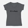Fury Classic-womens v-neck tee-TeeFury