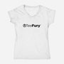 Fury Classic-womens v-neck tee-TeeFury