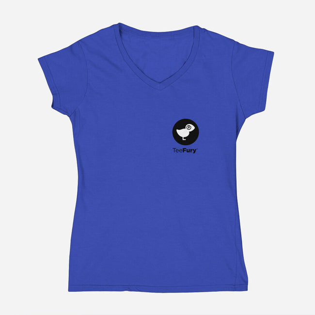 Tee Bird Classic Pocket-womens v-neck tee-TeeFury