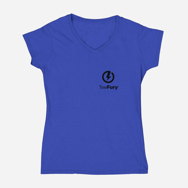 Fury Classic Pocket-womens v-neck tee-TeeFury