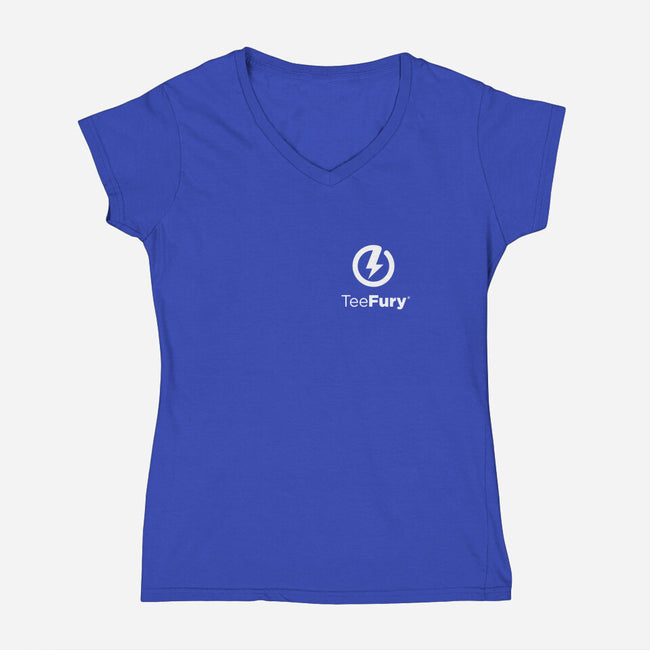 Fury Pocket-womens v-neck tee-TeeFury