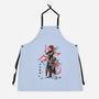 The Flurry Of Dancing Flames-unisex kitchen apron-DrMonekers