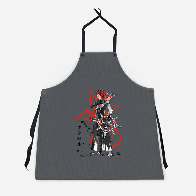 The Flurry Of Dancing Flames-unisex kitchen apron-DrMonekers