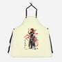 The Flurry Of Dancing Flames-unisex kitchen apron-DrMonekers