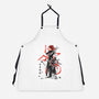 The Flurry Of Dancing Flames-unisex kitchen apron-DrMonekers