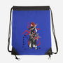The Flurry Of Dancing Flames-none drawstring bag-DrMonekers