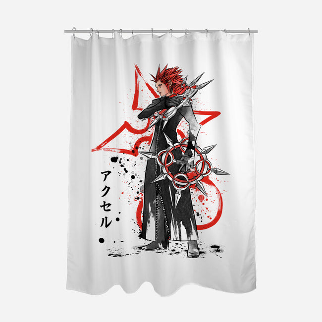 The Flurry Of Dancing Flames-none polyester shower curtain-DrMonekers