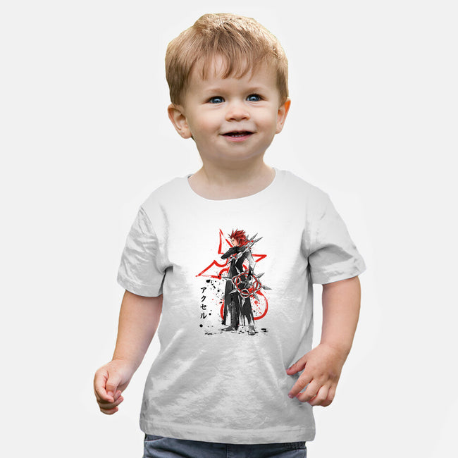 The Flurry Of Dancing Flames-baby basic tee-DrMonekers