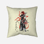 The Flurry Of Dancing Flames-none removable cover w insert throw pillow-DrMonekers