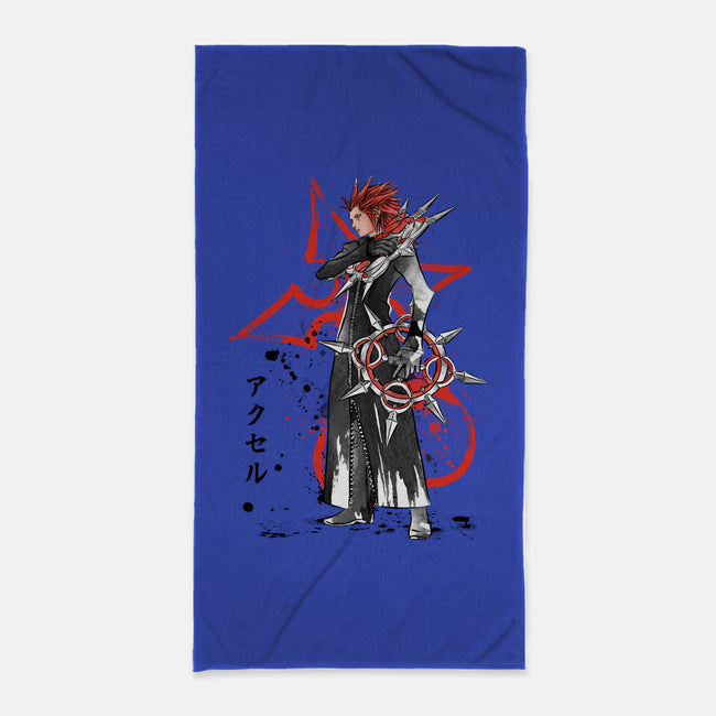 The Flurry Of Dancing Flames-none beach towel-DrMonekers