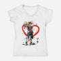 Wielder Of The Keyblade-womens v-neck tee-DrMonekers