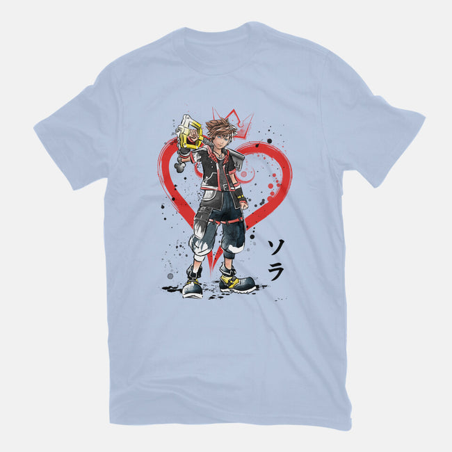 Wielder Of The Keyblade-womens fitted tee-DrMonekers