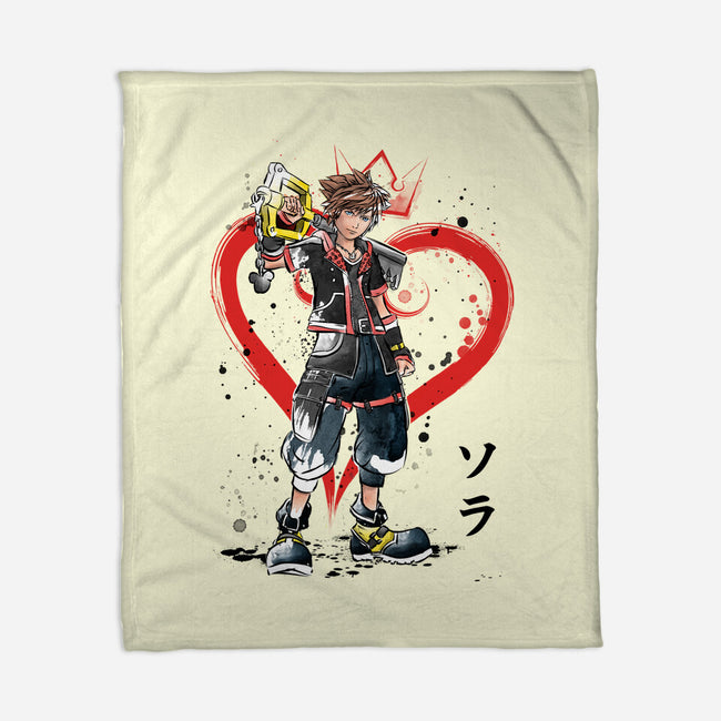 Wielder Of The Keyblade-none fleece blanket-DrMonekers