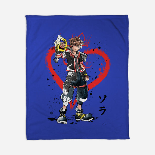 Wielder Of The Keyblade-none fleece blanket-DrMonekers