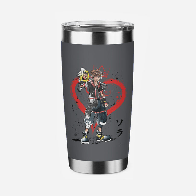 Wielder Of The Keyblade-none stainless steel tumbler drinkware-DrMonekers