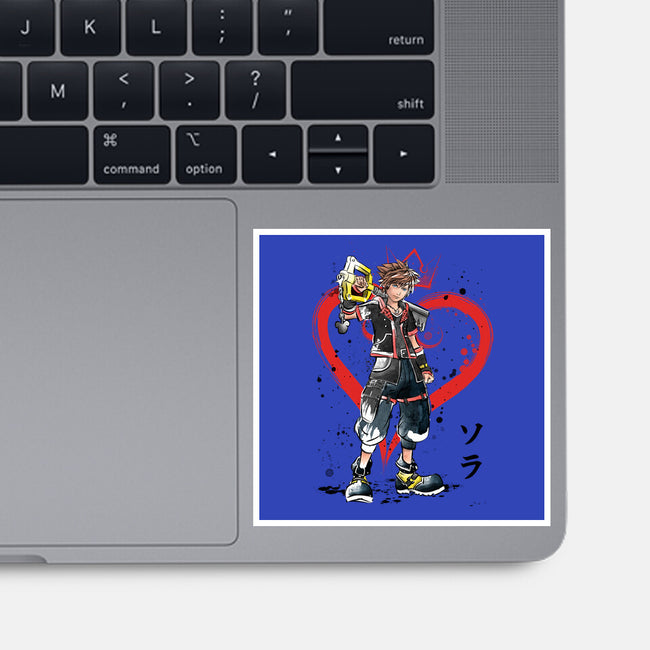 Wielder Of The Keyblade-none glossy sticker-DrMonekers