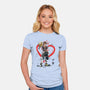 Wielder Of The Keyblade-womens fitted tee-DrMonekers