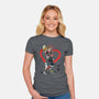 Wielder Of The Keyblade-womens fitted tee-DrMonekers