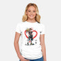 Wielder Of The Keyblade-womens fitted tee-DrMonekers
