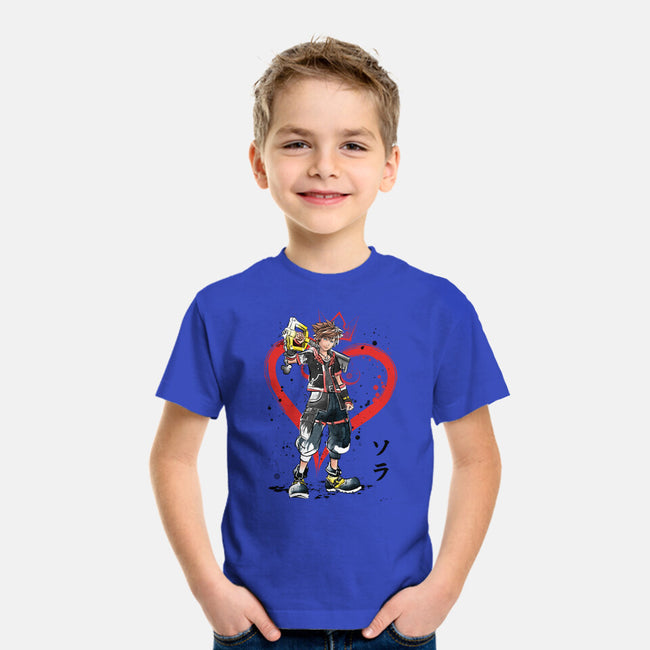 Wielder Of The Keyblade-youth basic tee-DrMonekers