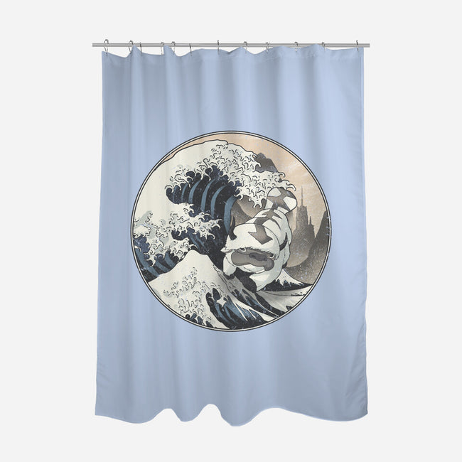 The Great Air Bison-none polyester shower curtain-fanfreak1