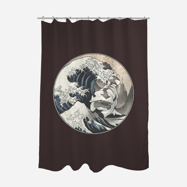 The Great Air Bison-none polyester shower curtain-fanfreak1