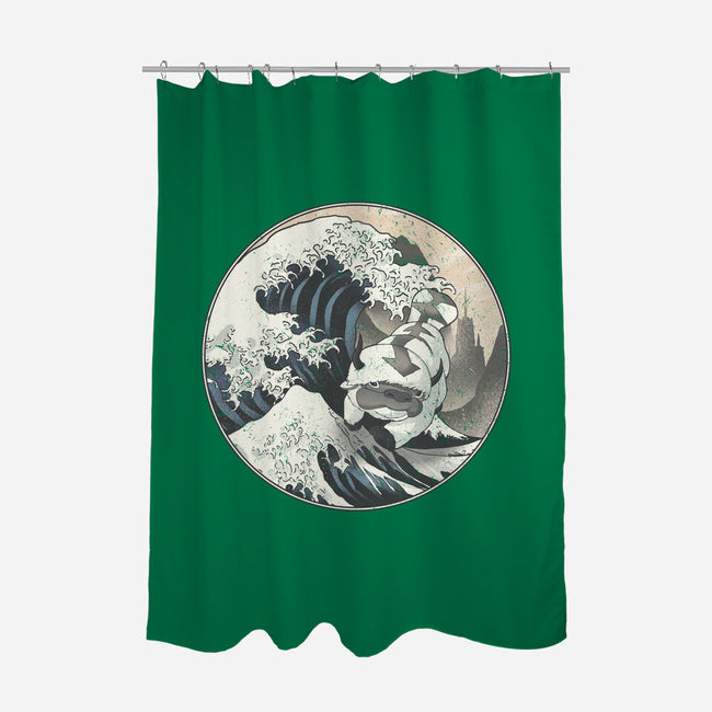 The Great Air Bison-none polyester shower curtain-fanfreak1