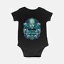Welcome To The Labyrinth-baby basic onesie-glitchygorilla