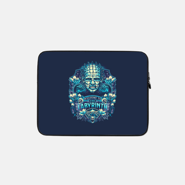 Welcome To The Labyrinth-none zippered laptop sleeve-glitchygorilla