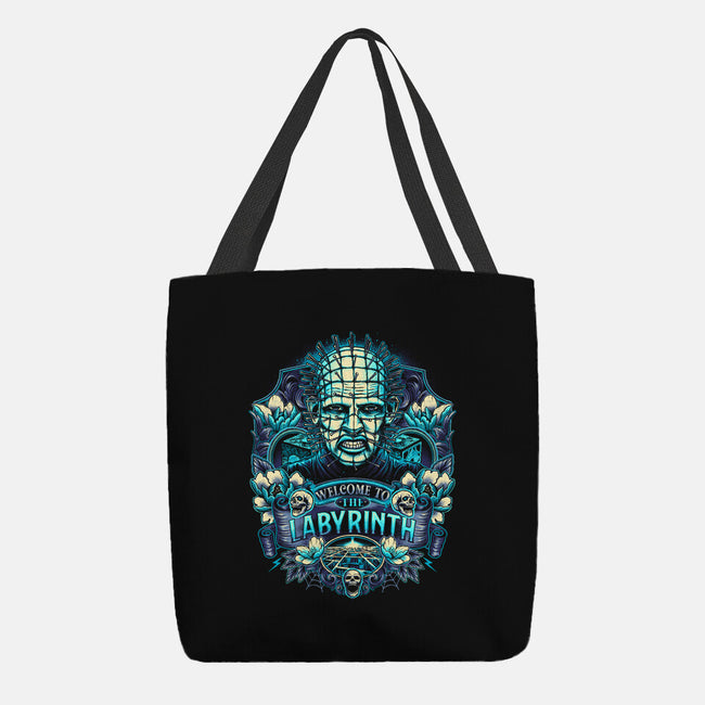 Welcome To The Labyrinth-none basic tote-glitchygorilla